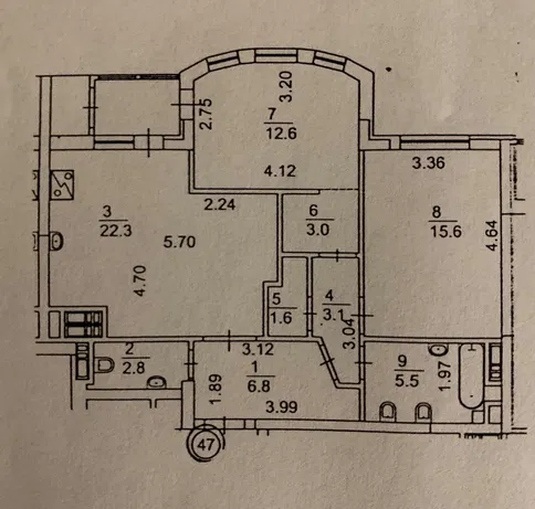 Аренда квартир: ул. Максима Кривоноса 17, Киев долгосрочно /F948679090-948679090-фото№8