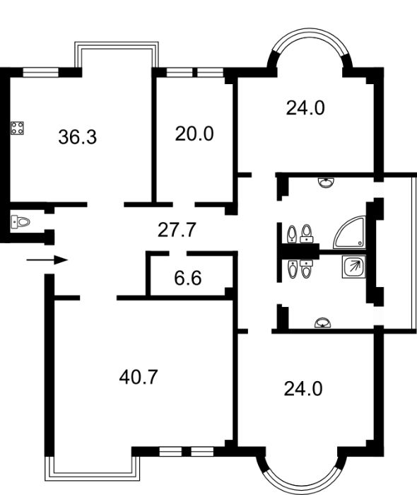 Аренда квартир: ул.  Институтская  28а, Киев долгосрочно /F190385817-190385817-фото№1