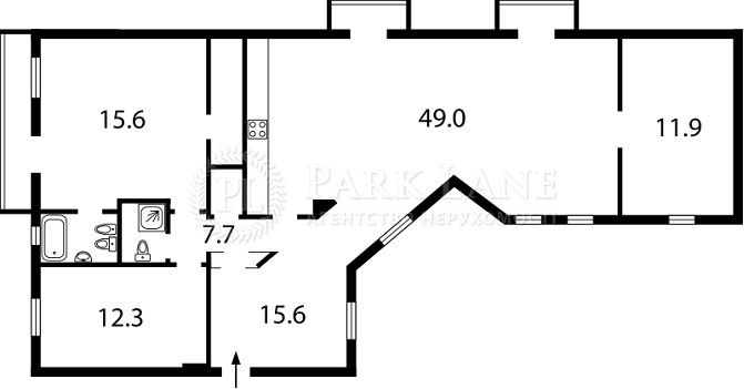 Аренда квартир: ул. Большая Васильковская 18, Киев долгосрочно /F954593877-954593877-фото№2