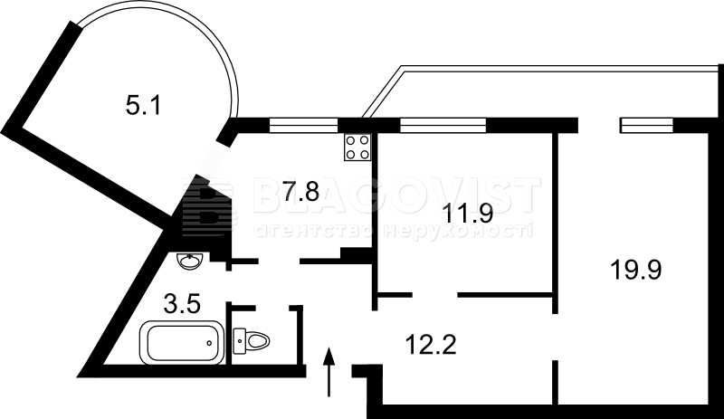 Аренда квартир: ул. Оноре де Бальзака 4, Киев долгосрочно /F564362621-564362621-фото№6